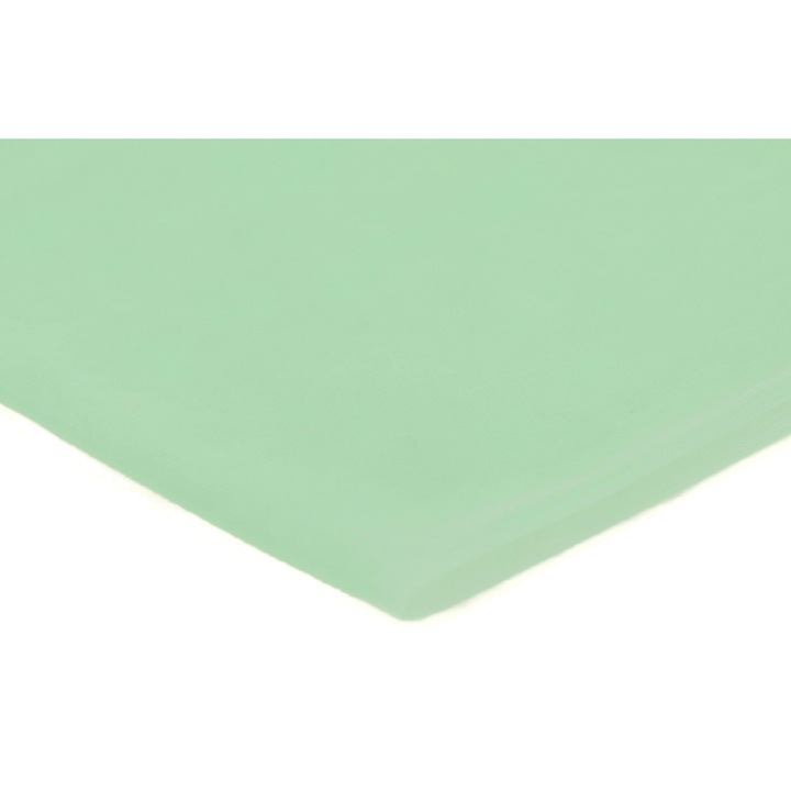 Material textil din Tul Nailon, Verde menta, 100% Nailon, 50cm x 165cm