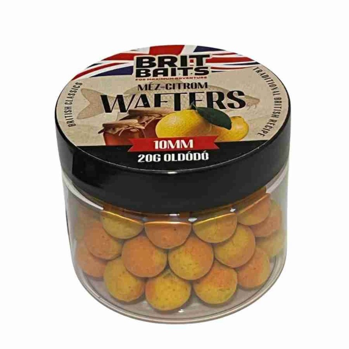 BritBaits Wafters Разтворими Мед-Лимон 10мм