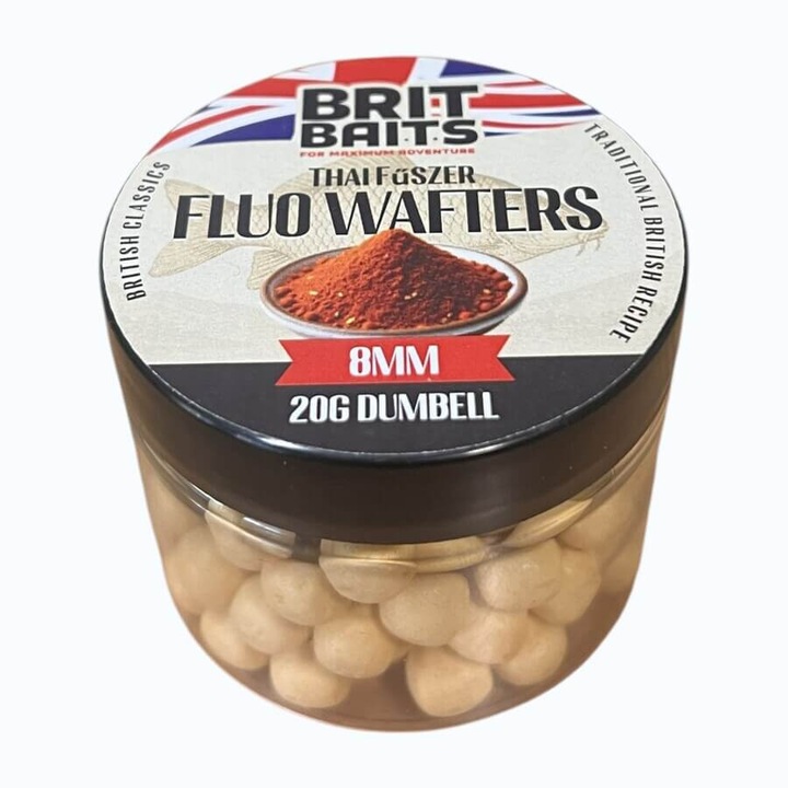 BritBaits Fluo Wafters Dumbell Thai Fűszer 8mm