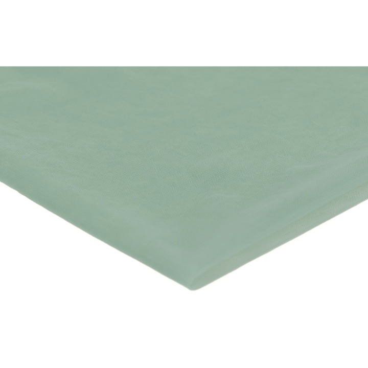 Material textil din Tul si Nailon, Verde salvie, 100% Nailon, 50cm x 165cm