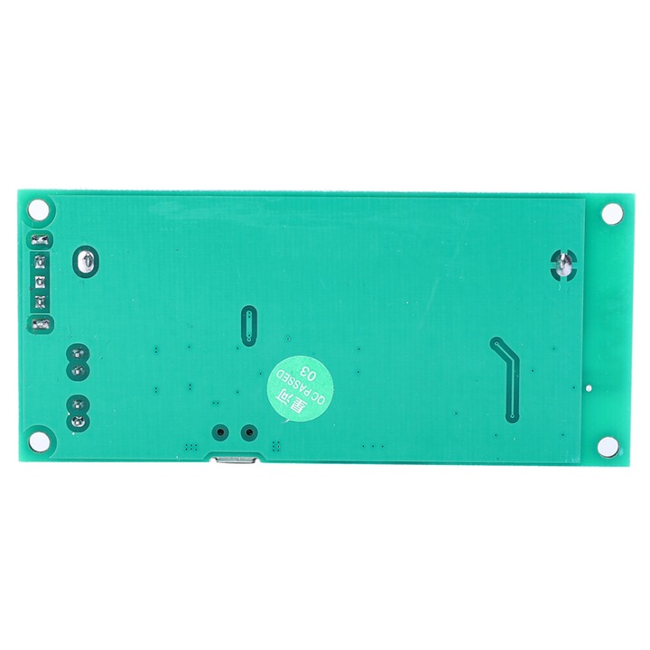 Bluetooth erősítő panel 5W kétcsatornás 93x42mm, 18650 akkumulátoros tápellátás, USB töltés