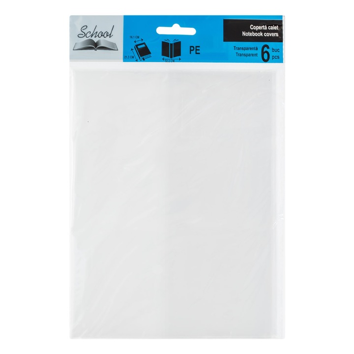 Coperti A5 Transparente - 6buc