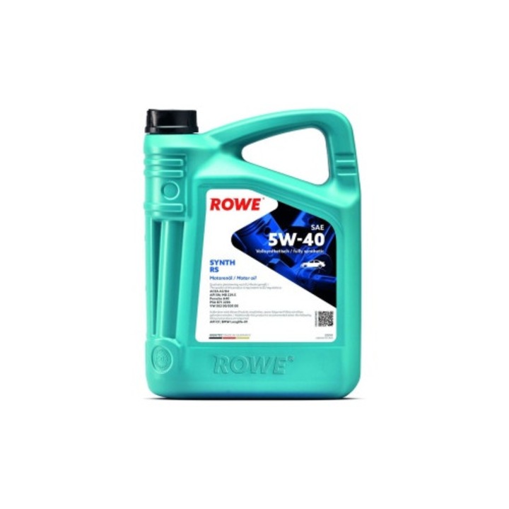 Ulei Motor 5W40 ROWE HIGHTEC SYNT RS 5L – Ulei Sintetic Motor Benzina & Diesel
