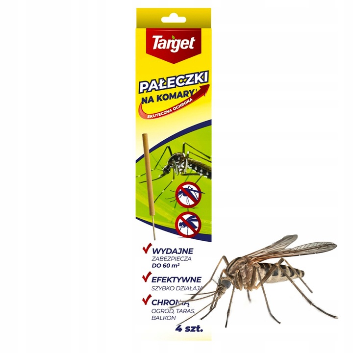 Batoane Fumigene Impotriva Tantarilor Si Musculitelor Pentru Terasa Si Gradina, Target, 4 Buc, Protectie In Aer Liber Pana La 15 m2 Per Baton Efect Biocid In 10 Minute Combatere Insecte Zburatoare, Capcana Solutie Anti-Tantari Repulsiva