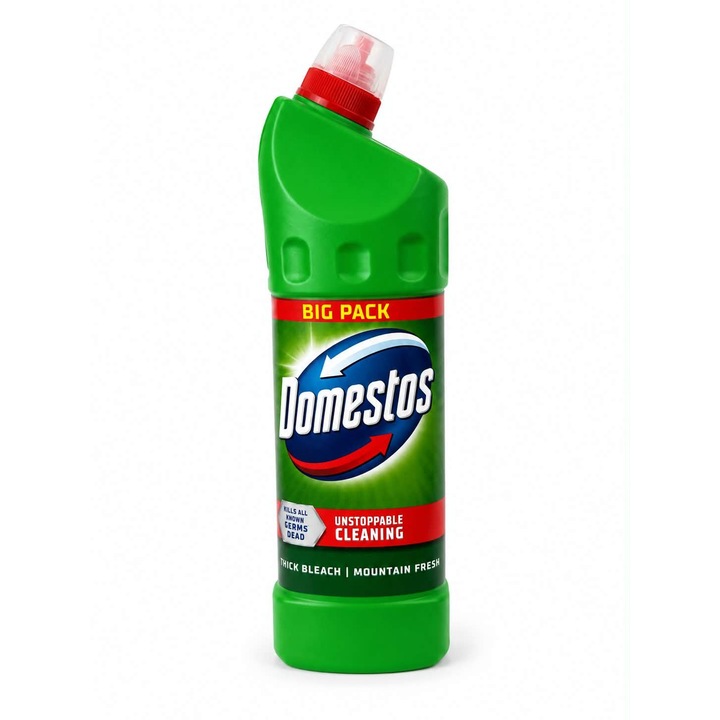 Detergent dezinfectant Domestos Mountain Fresh, Thick Bleach, Big Pack, 1 L