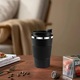 Cana termos neagra, 380 ml, inox 304, etansa