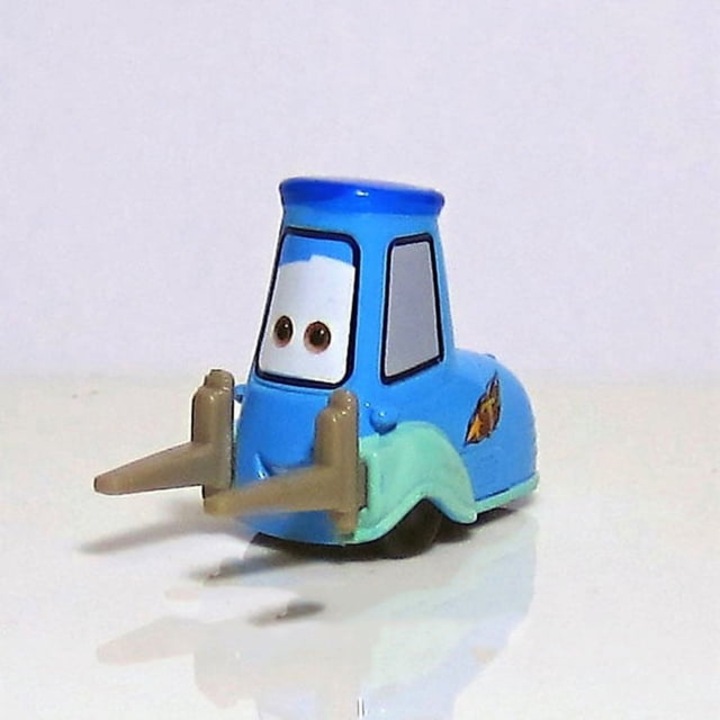 Loveland fém játékautó, Cars 3 sorozat, Guido, 1:55 méretarány, kék