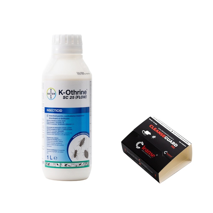 K-OTHRINE SC 25 1L + 3 placi adezive CleanseGuard PRO