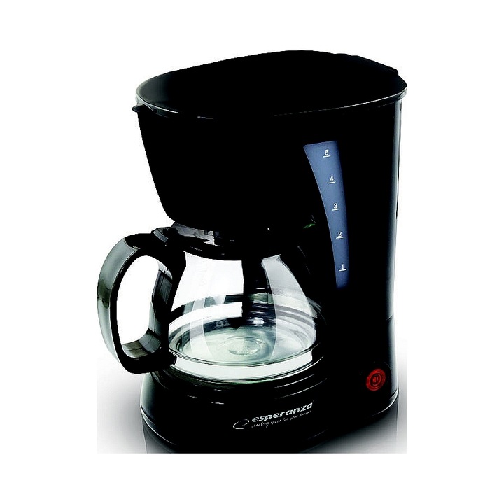 Espressor cafea filtru Esperanza Robusta compact negru 0.6L