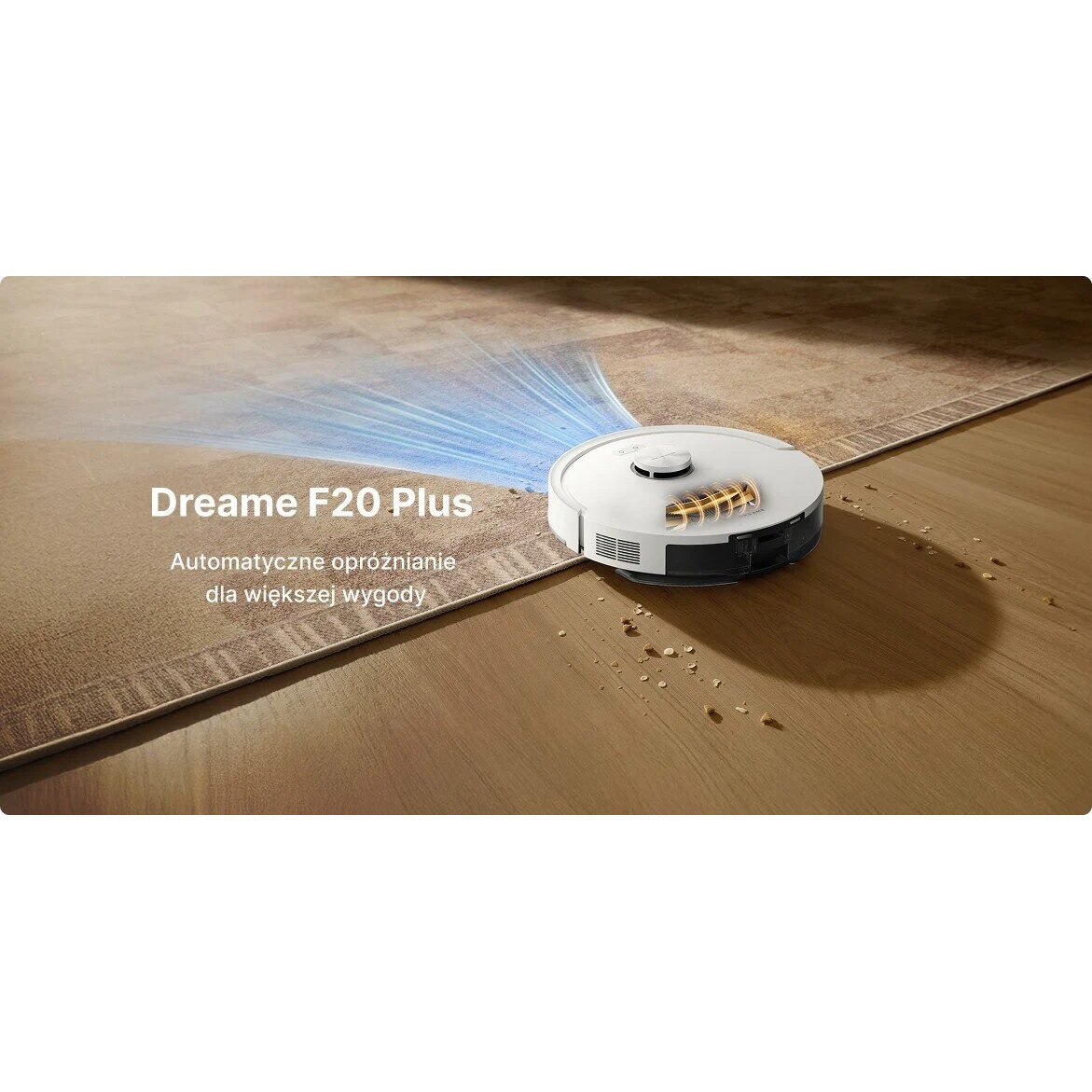 Robot sprzątający DREAME F20 Plus Biały