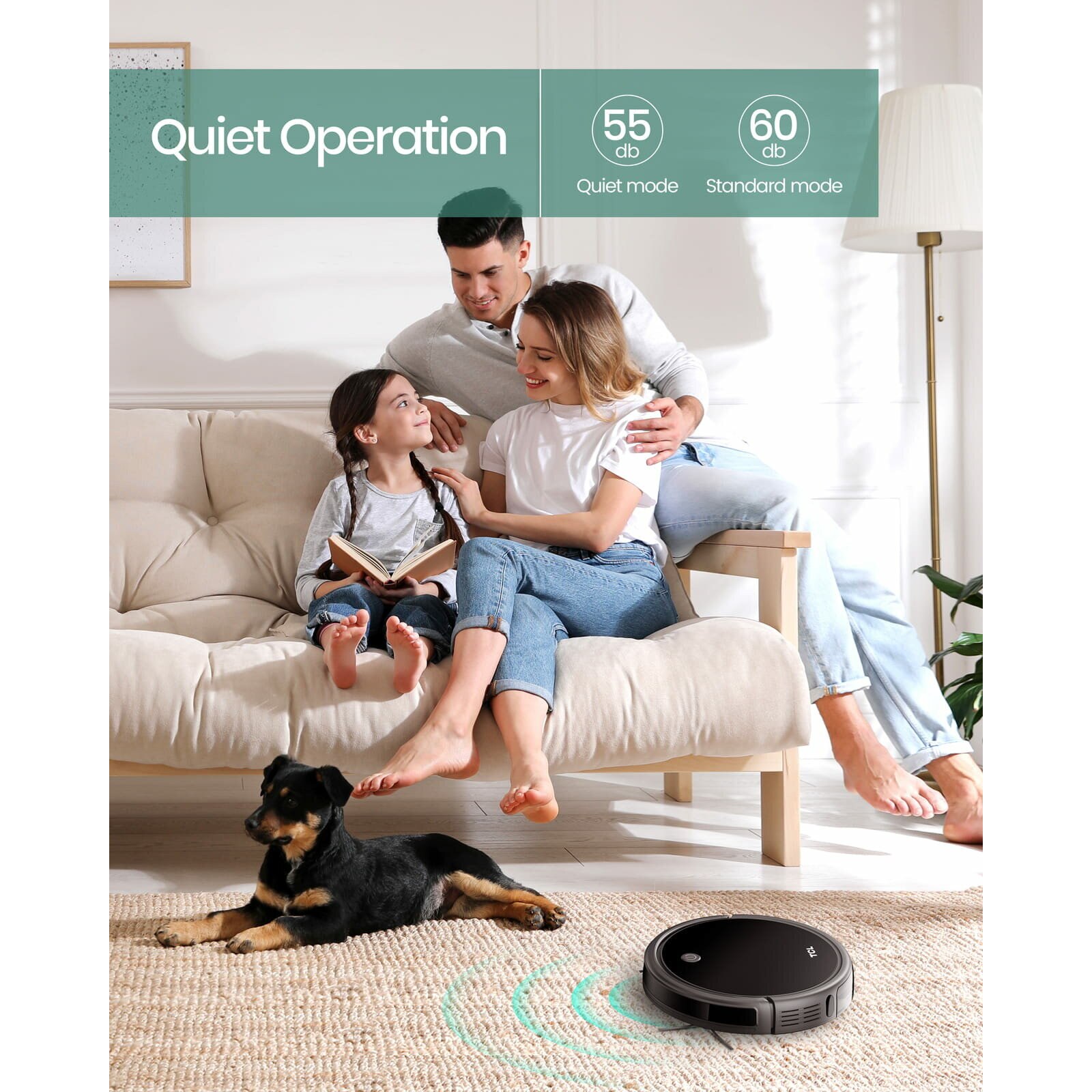 TCL Sweeva 1000 Robot de curatat negru
