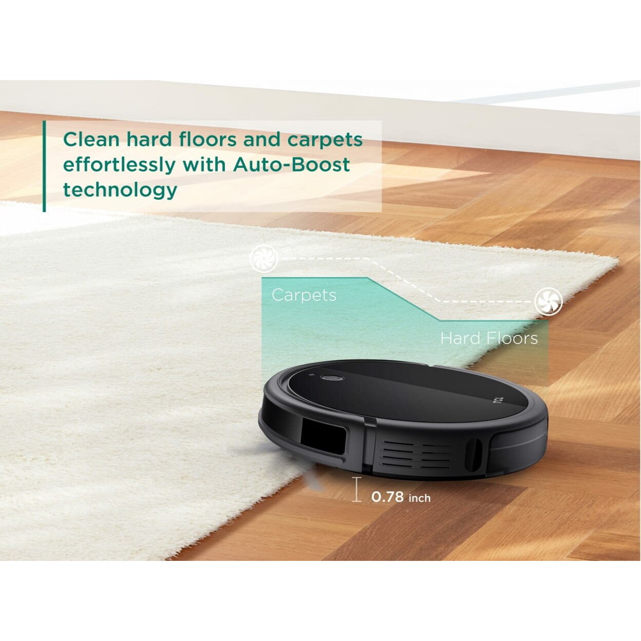 TCL Sweeva 1000 Robot de curatat negru