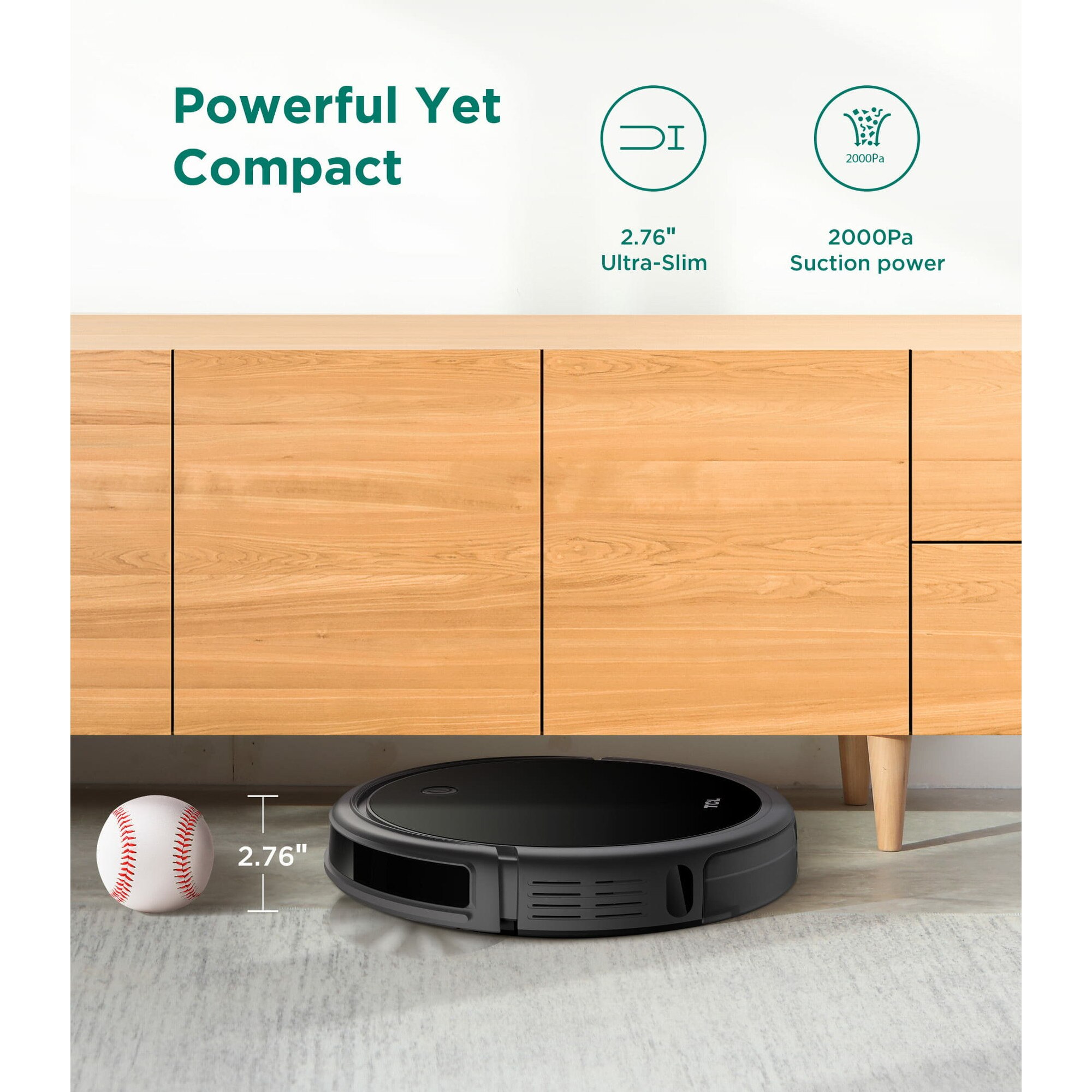 TCL Sweeva 1000 Robot de curatat negru