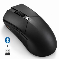 Mouse Wireless VERITY®, Click Silentios, Ultra Usor, Reincarcabil, Mufa Tip C, Ajustare DPI pe 6 Niveluri, Mouse Gaming, 12800 DPI, Baterie 500 mAh, Culoare Negru