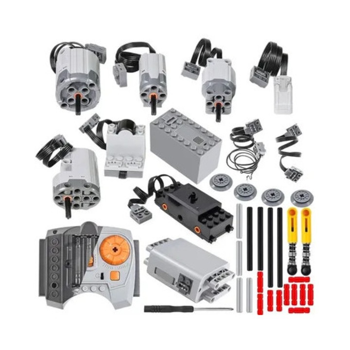 Motor szett 36 darabos, vezérlő készlet, többszínű, standard