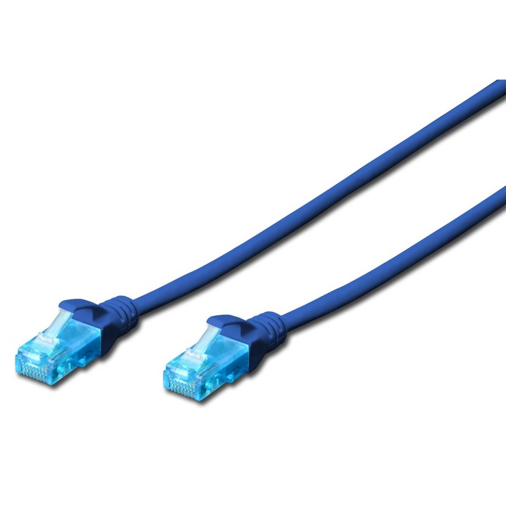 Digitus DK-1512-005/B CAT5e U-UTP Patch kábel 0, 5m kék