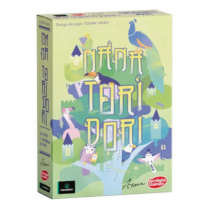 Настолна игра с карти, Maldito Games, Nanatoridori, за 2-6 играчи, птича тематика, 10-20 минути