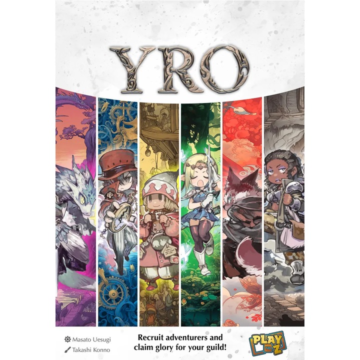 Настолна игра Play To Z YRO, система от мрежа 3x3, чиби герои, 1-5 играчи, английски език