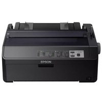 Imprimanta Matriciala Epson LQ-590II, 24 pini, 80 coloane, viteza pana la 550 cps, USB 2.0, Paralel, Serial, memorie 128 KB, MTBF 25.000 ore, pentru formulare continue si documente business, volum mare de lucru, Negru