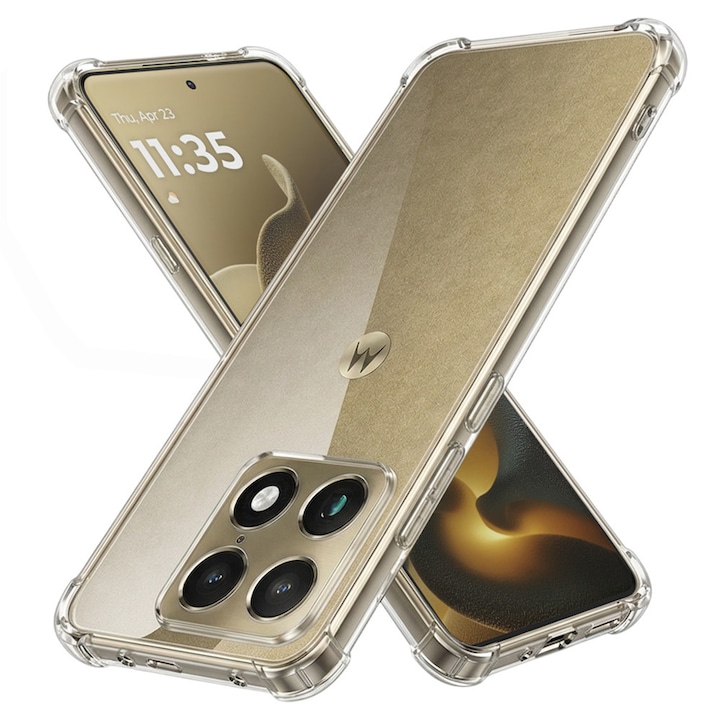 Carcasa de protectie pentru Motorola Signature, transparenta