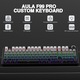 Безжична механична клавиатура AULA F99 Pro с въртящ се бутон, Gasket структура, Tri-Mode BT5.0/USB-C/2.4GHz, Hot-Swappable клавиатура, кремообразен звук, RGB подсветка, PBT клавиши за компютър и гейминг