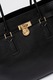Michael Kors, Geanta shopper din piele Hamiltone Moderne, Negru