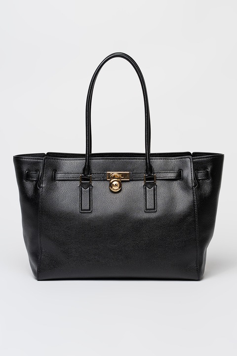 Michael Kors, Hamiltone Moderne shopper fazonú bőrtáska, Fekete