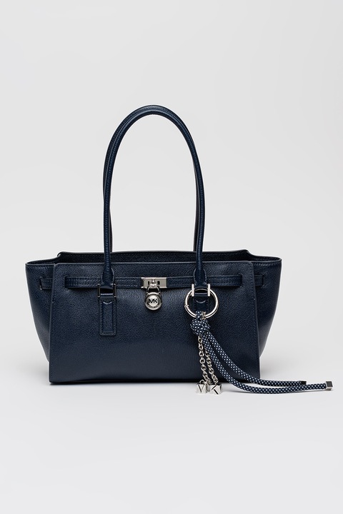 Michael Kors, Hamilton Moderne bőr válltáska, Sötétkék