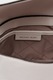 Michael Kors, Geanta crossbody din piele granulata cu clapa, Alb