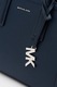 Michael Kors, Geanta crossbody din piele Laila, Albastru inchis