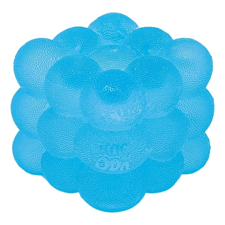 Cub Fidget 3D, Flippy, Model Cub Sculpat cu Striatii, Jucarie Antistres pentru Copii si Adulti, Squishy Comprimabil cu Revenire Lenta, pentru Relaxare si Concentrare, 5 cm, 180 g, Albastru