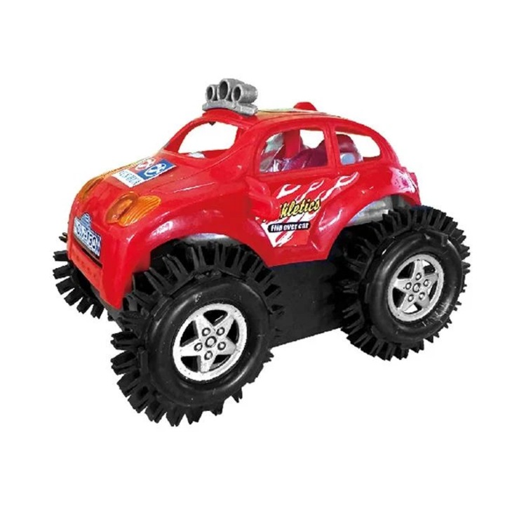 Masina de Teren Rosie cu Rotire la 360° 11cm