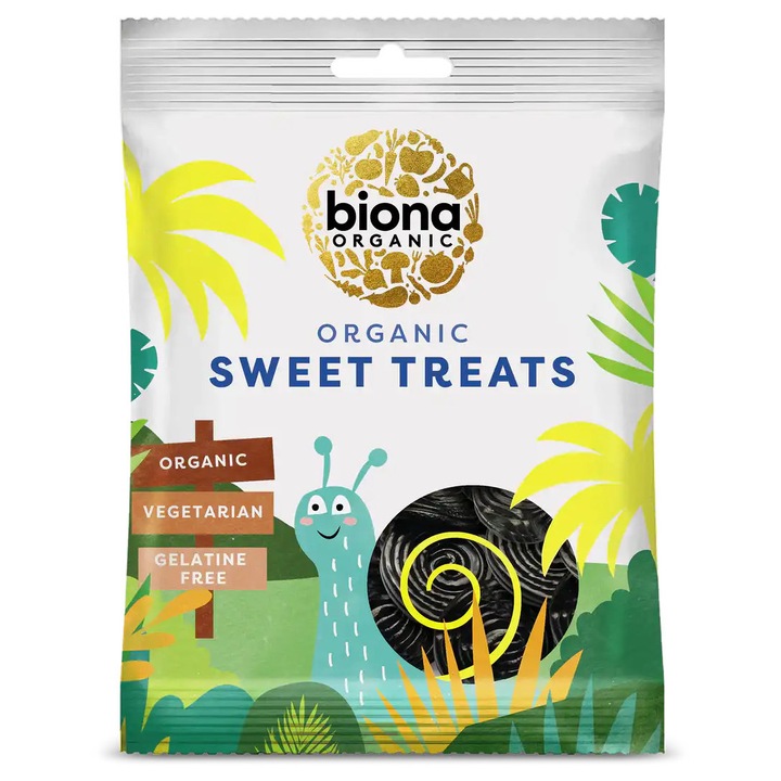 Jeleuri spirale din lemn dulce bio 75g Biona