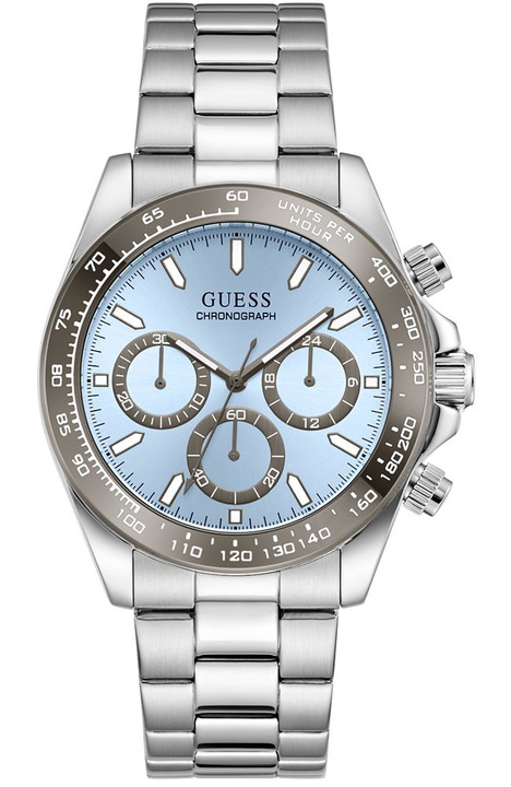 Мъжки часовник GUESS Arthur хронограф неръждаема стомана син 45x12мм