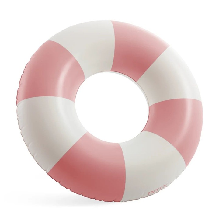 Colac gonflabil de inot 91 cm, max. 60 kg, 9&plus, ani, roz, Intex (59271)