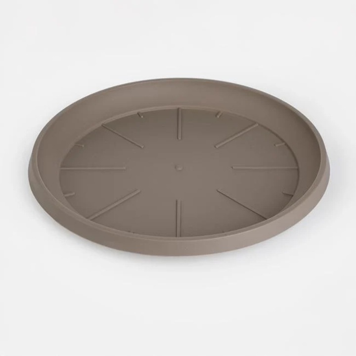 Farfurie ghiveci flori plastic mocca 28.1x2.8cm
