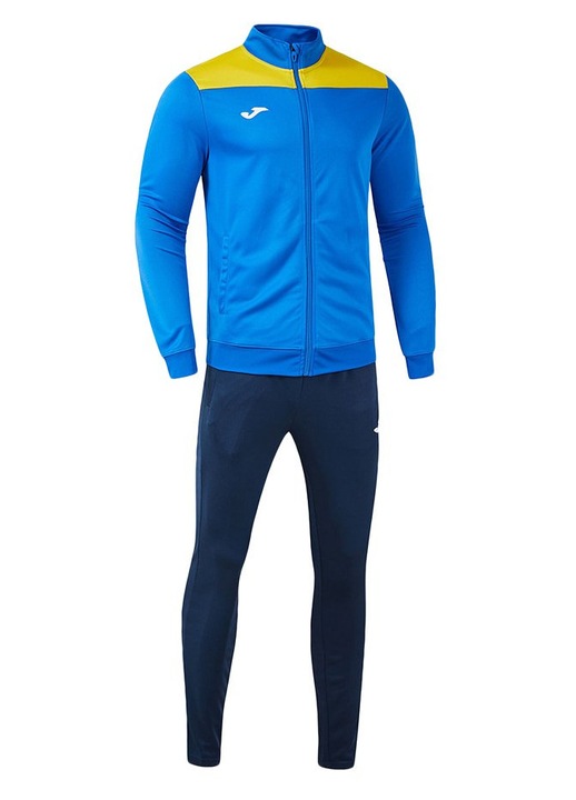 Trening cu gluga Joma Phoenix II, Albastru/Galben/Bleumarin, Albastru