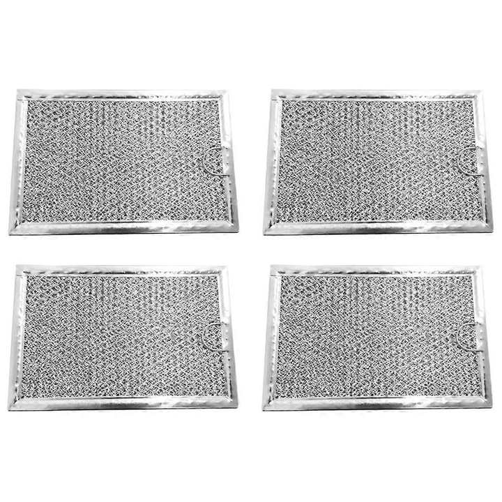 4 db-os alumínium zsírszűrő mikrohullámú sütőhöz, 20x20cm