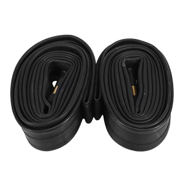 Kerékpár belső gumi 700x35-43c, 2 darabos szett, Schrader szelep 48mm, fekete