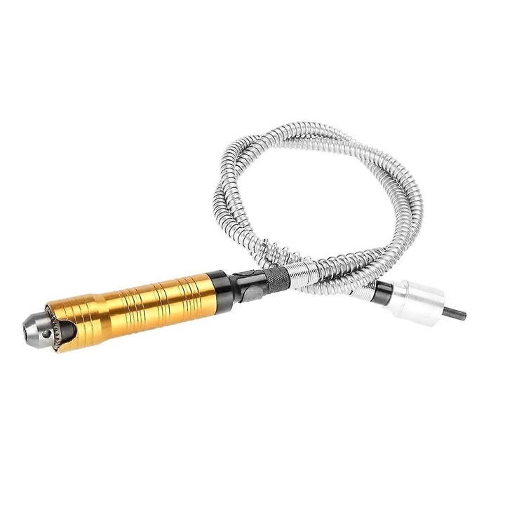 Set accesorii pentru burghiu electric, 0.3-6.5mm, argintiu auriu, inox, metal