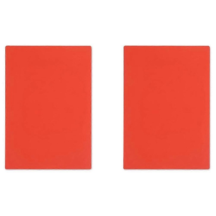 Placi cauciuc pentru gravare laser A4 297x210x2.3mm portocaliu-rosu set 2 bucati