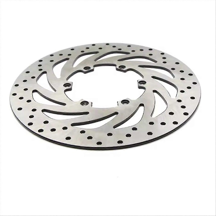 Motorkerékpár első féktárcsa 300x120mm ezüst