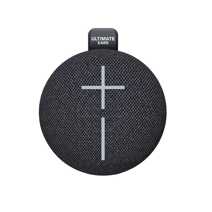 Logitech Ultimate Ears MINIROLL hordozható hangszóró, Bluetooth, 12 óra üzemidő, Dual Connection, fekete