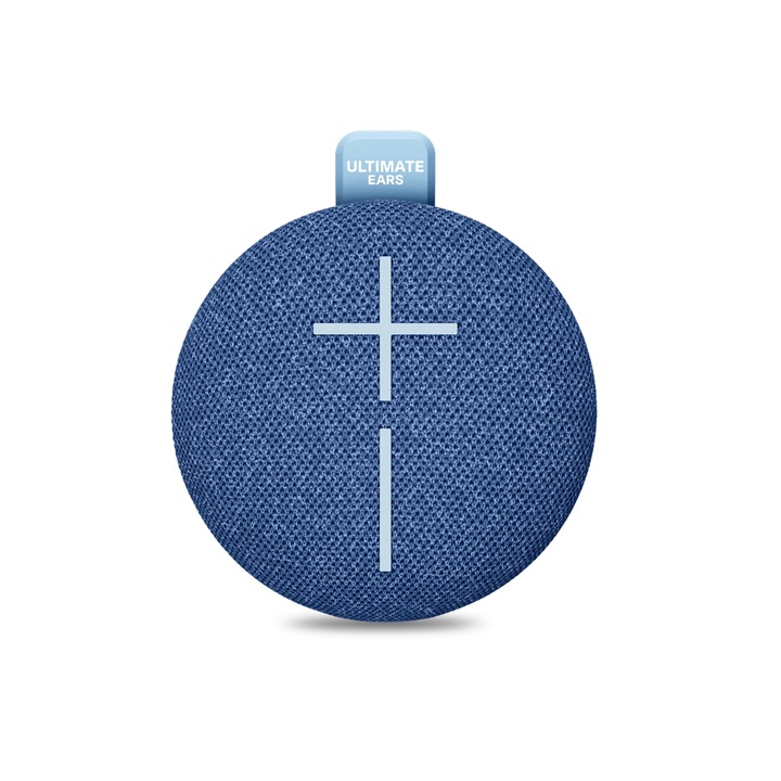 Boxa portabila Logitech Ultimate Ears MINIROLL, Bluetooth, Autonomie 12 ore, Dual Connection Albastru