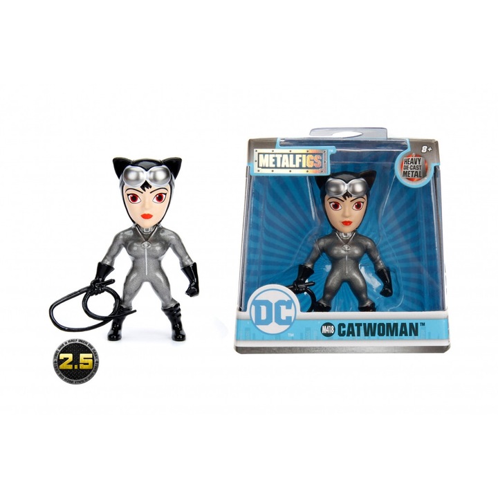 Фигурка Catwoman Jada Toys Metal 6см черна