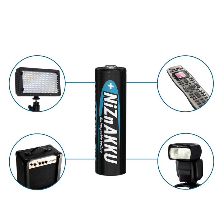 Baterii reincarcabile, Ansmann, AA R6, 2500 mAh, 2700 mAh, pentru dispozitive cu consum mare de energie, incarcare rapida, fara efect de memorie, stabilitate ridicata a ciclurilor de viata, interval larg de temperatura, 4 bucati, culoare argintie