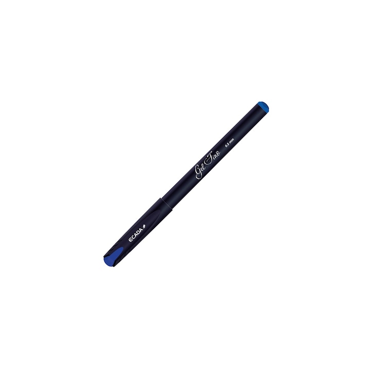 Pix cu Gel Gelfino, Scriere Precisa 0.5 mm, Albastru - Set 12 buc ECADA sku11