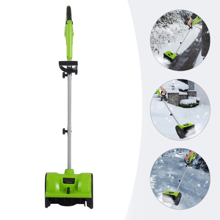 Elektromos hófúvó, ST-1200, 1200 W, Tisztítási szélesség 30 cm, Hómagasság 15 cm, Kidobási távolság 8 m, Réz motor, Súly 2,8 kg