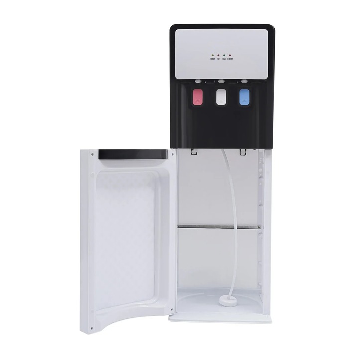 Vízadagoló, Alsó töltésű vízhűtő, 220 V, Meleg és hideg víz, 500 W fűtés, 90 W hűtés, 5 l/óra meleg, 2 l/óra hideg, Barna