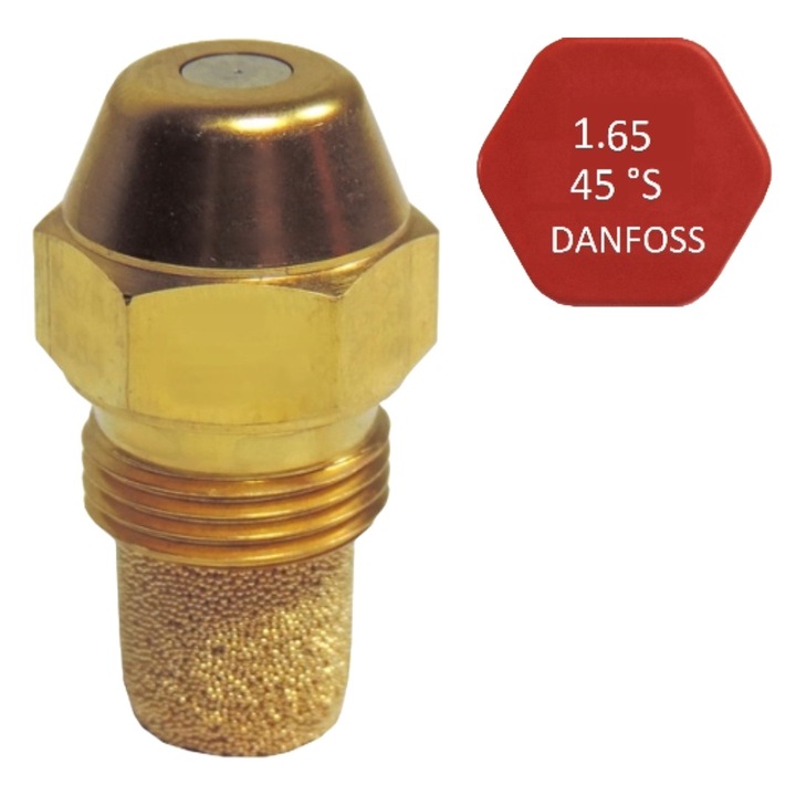 Danfoss olajfúvóka 1.65 gal/h 45° kúpos 0.034kg